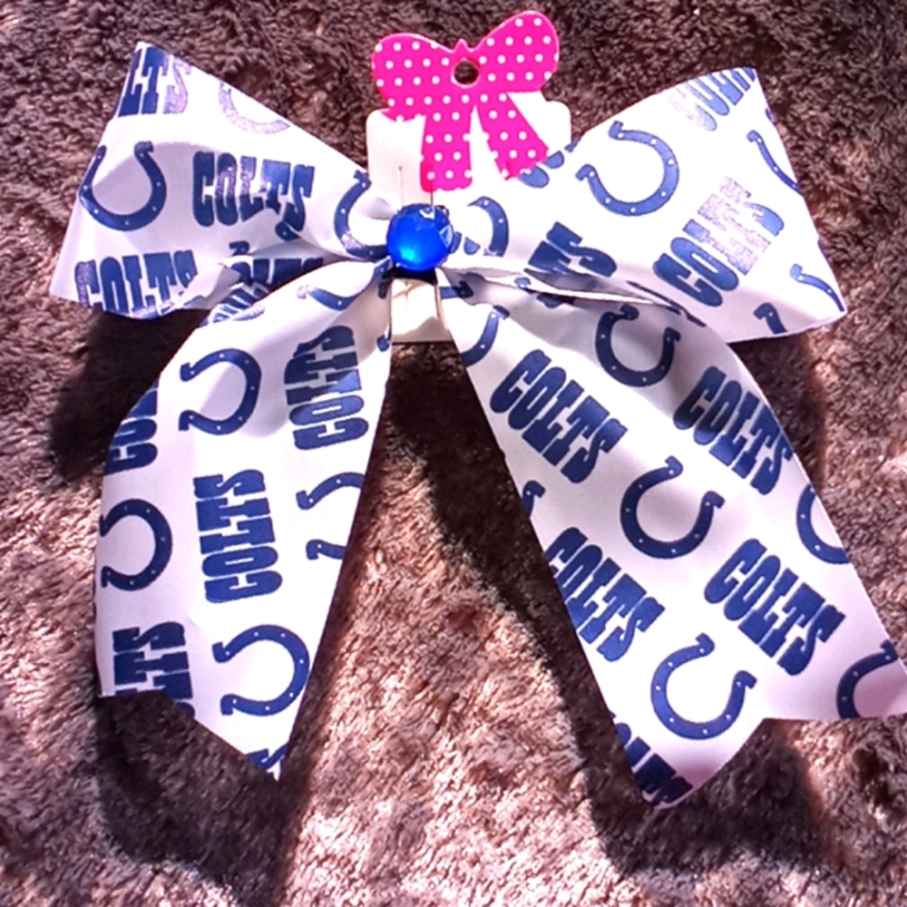 Colts hair barrette